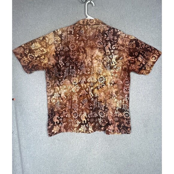 VTG Max Boxxer Short Sleeve Button Shirt Men’s XL Aztec Patterns Hawaiian Shirt - Picture 4 of 10